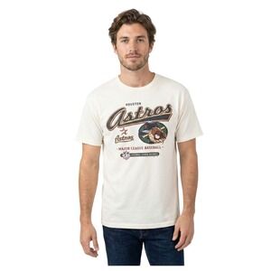 Vintage Houston Astros Shirt Mens White MLB Baseball Lee Sport Graphic Tee 90s